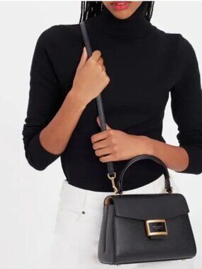 Kate Spade Katy Small Black Top-Handle Handbag